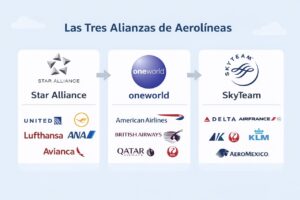 Alianzas de aerolineas star alliance oneworld skyteam explicacion