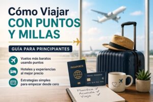 Cómo viajar con puntos y millas paso a paso para principiantes