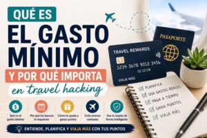 Qué es el gasto mínimo en tarjetas de crédito y por qué importa para ganar puntos y viajar con puntos