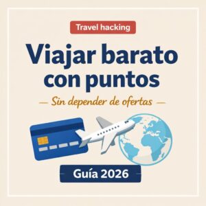 Cómo viajar barato con puntos y millas paso a paso