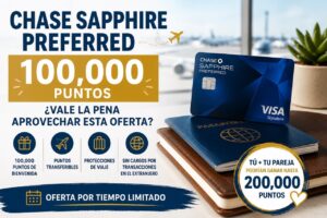 Chase Sapphire Preferred de 100,000 puntos: ¿Vale la pena aprovechar esta oferta? (2026)