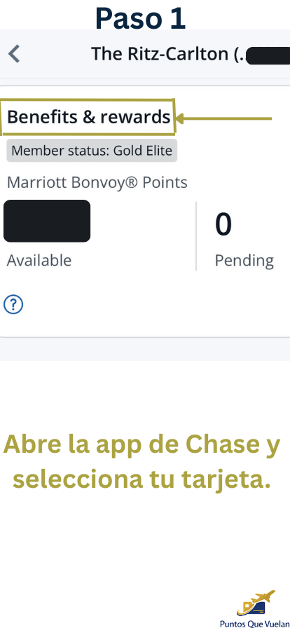 Paso 1 para aprender cómo reservar un Chase Sapphire Lounge paso a paso desde la app de Chase.