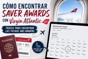 Cómo encontrar vuelos baratos con puntos Virgin Atlantic (trucos para encontrar Saver Awards)