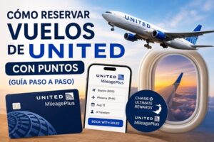 Cómo reservar vuelos de United con puntos (guía paso a paso)